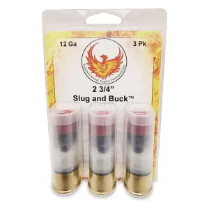 12 GA Phoenix Rising Slug & Buck FSJ 7/8 oz Slug & 6-00 Buckshot