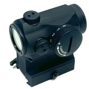 Aimpoint Micro T-1 4 MOA NV Compatible Red Dot Black w/ 39mm QD Mount Contract Overrun