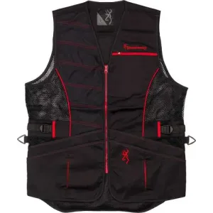 BG ACE SHOOTING VEST R-HAND 3X-LARGE BLACK/RED TRIM