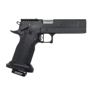 Masterpiece Arms DS9 LOC-V2, 9mm, 5 Barrel, 2 Magazines, Trijicon Ready, Black, Pistol