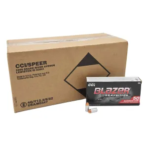 CCI Blazer 380 ACP 95 gr FMJ Aluminum Case Ammunition 1000 rd CASE