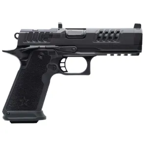 Staccato 2011 HD P4.5 Premium Package, 9mm, 4.5 DLC Sight-Block Barrel, 4- 18rd Magazine, Optics Ready, Pistol