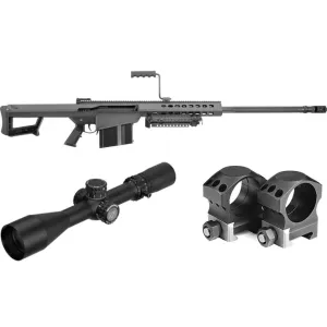 Barrett M82A1 .50 BMG 29 Fluted Barrel, Black w/ Nightforce Mil-Spec NX8 4-32x50mm Illuminated Tremor 3 Reticle