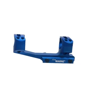 Warne Riflescope Mounts & Bases Gen 2 Extended Skeletonized 1in MSR Mount Blue Model