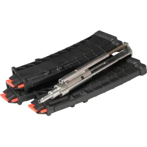 CMMG Mk57 22 Conversion Kit with 3 10 Round Steel Black Magazines