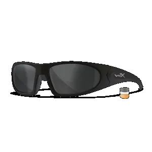 Wiley X 1006 Romer 3 Clear, Smoke Grey, Light Rust Lenses/Matte Black Frame Sunglasses