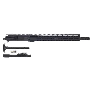 BHA Precision AR-15 16 5.56mm, 15 MLOK Handguard, Pencil Profile, Black Complete Upper Receiver w/ BCG & CH