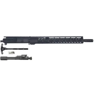 BHA Precision AR-15 16 338 ARC, 15 MLOK Handguard, Black Complete Upper Receiver w/ BCG & CH