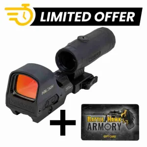 Holosun 510C 2 MOA Red Dot HM3X Magnifier Combo + $50 Gift Card