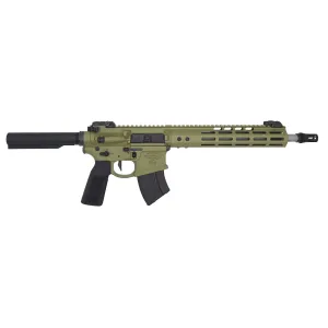 Noveske N4 OG, 6mm ARC, 12.5 SS Barrel, 1- 20rd Magazine, Bazooka Green, Braceless Pistol