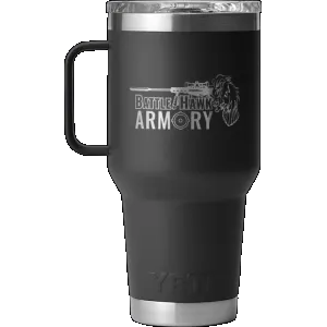 Yeti BattleHawk Armory Custom 30oz Black Rambler Travel Mug