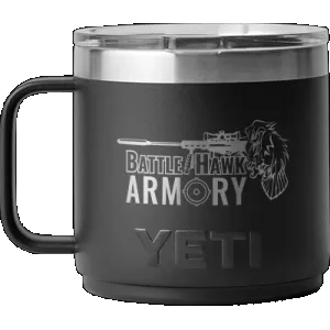 Yeti BattleHawk Armory Custom 14oz Black CL Mug 2.0