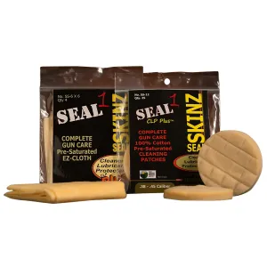 SEAL 1 SS-12 ..38 - .45 CAL TREATED PATCHES 25/BAG