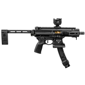 Taran Tactical JW3 MPX-K, 9mm, 4.5 Barrel, 3 Magazines, Acro C-2 2.5 MOA Red Dot, Pistol