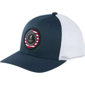 BROWNING CAP FREEDOM 110 MESH BACK CIRCLE PATCH NAVY/WHITE*
