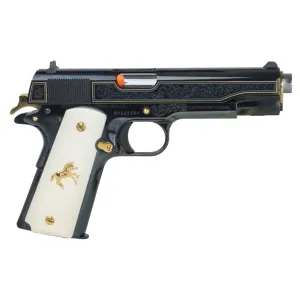 Colt Classic 1911, 45ACP, 5 Barrel, 7+1 Capacity, Gold Engraved, Pistol