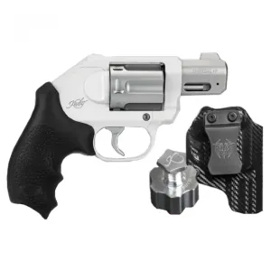 Kimber K6XS, .38spl, 2 Barrel, 6rd Cylinder, w/ Holster and Speed Loader Revolver