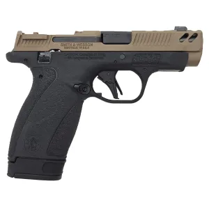 Smith & Wesson P.C. Bodyguard 2.0 Carry Comp, RMSC Optic Ready, .380acp, 3.1 Ported Barrel, 2 Magazines, w/ Thumb Safety, Flat Dark Earth Cerakote Slide Pistol