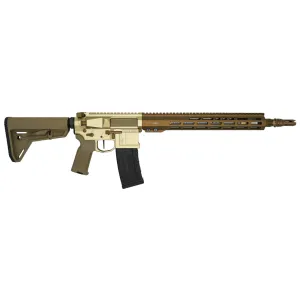 Blackout Defense Quantum DTL-X Helix, .223 Wylde, 16 Barrel, 1- 30rd Magazine, Forward Assist, Clear Anodized/Burnt Bronze, Rifle