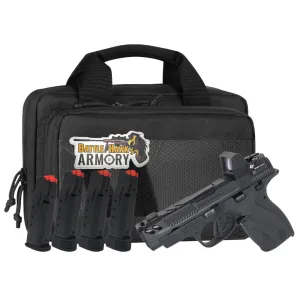 Smith & Wesson P.C. Bodyguard 2.0 Carry Comp, .380acp, 3.1 Ported Barrel, w/ Thumb Safety, Pistol Bundle w/ 4 Magazines, Savior Bag, Optic Cut & CT Rad Green Dot