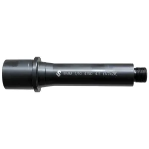 L&S LS9MM4.5-28 4.5 AR9 NITRIDE BRL 1/2X28