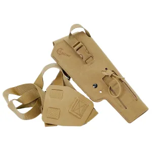 Cole-tac VW212 Varmint Wrangler Pistol Holder Coyote Brown Left Hand