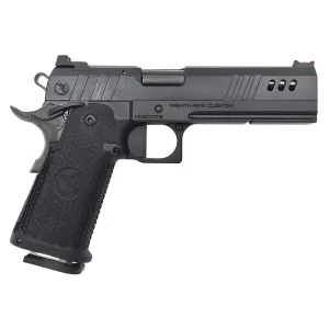Nighthawk Custom BDS9, 9mm, 5 Barrel, 2- 17rd Magazines, Optics Ready, Black DLC, Pistol