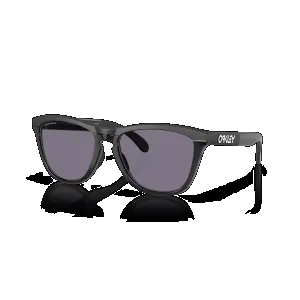 Oakley Frogskins Range XL Low Bridge Fit Sunglasses, Matte Black/Black Ink Frame w/ Prizm Grey Lenses
