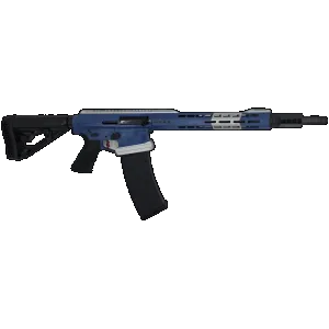 Genesis Arms Gen-12 3Gun Edition, 12 Gauge, 18.625 Barrel, 1- 10rd Magazine, Blue & Silver, Semi-Auto Shotgun