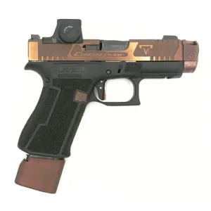 Taran Tactical 43X Combat Carry Copperhead, 9mm, 3.41 Radian Barrel w/ Comp, 3 Magazines, Sig Romeo-X Red Dot, Pistol