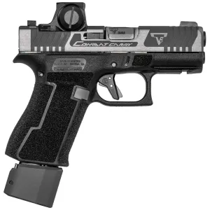 Taran Tactical G43X Combat Carry Gray, 9mm, 3.41 Barrel, 3 Magazines, Sig Romeo-X Red Dot, Pistol