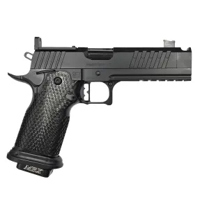 Masterpeice Arms DS9-TC Hybrid 9mm 4.6 Compensated Barrel 2x Mags RMR Ready Black Pistol