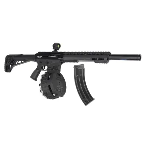 GForce Arms GF12AR 12 Gauge 5+1rd 18.5 Barrel Black Semi-Automatic Shotgun w/ 1x 10rd Mag 1x 20rd Drum Holosun SCRS Red Dot Kit
