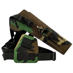 Cole-tac VW206 Varmint Wrangler Pistol Holder Chest M81 Woodland Left Hand