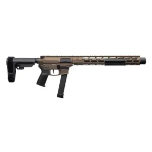 CMMG Banshee MkGs Fixed Ejector 9mm 33rd 10.5 Barrel Integrated Zeroed 36 Suppressor Midnight Bronze Pistol