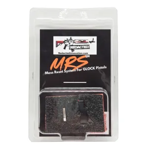 Redacted Industries Glock Mass Reset System FRT Trigger Shoe Curved, Black, Fits Glock Gen 1 to 5