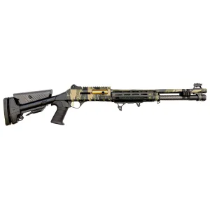 Orthos Raider S4 Elite Woodland Camo, 12ga, 18.5 Barrel, 3 Chamber, 6+1 Capacity, Semi-Auto Shotgun