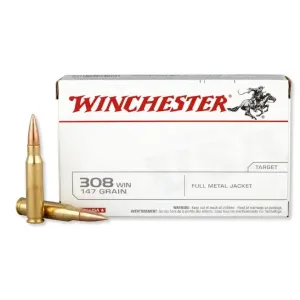 USA White Box .308 Win FMJ 147gr 60/Bx