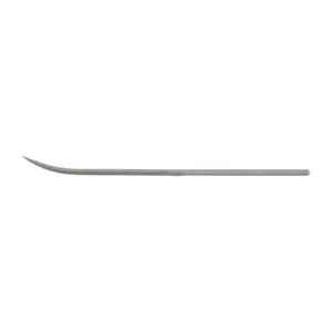 Brownells 6" #0 Fine Cut 3-Square 60 deg Bent Needle File