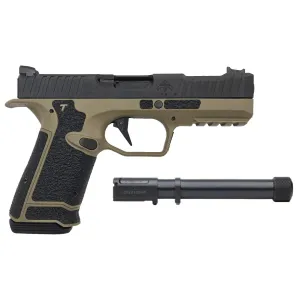 Archon Firearms Type-B Gen 2, 9mm, 4.3 / 5 Threaded Included, 3 Magazines, ACRO Cut, FDE Frame, Pistol