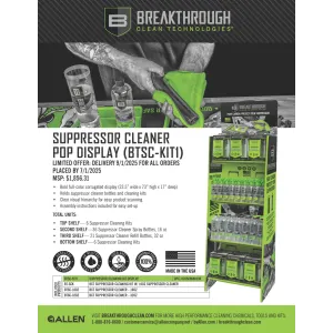 Suppressor Cleaning Kit Display