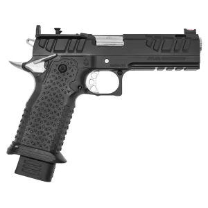 Atlas Gunworks Apollo V3 Perfect Zero, 9mm, 4.6 Ported Barrel, 3 Magazines, Curved Medium Silver, Two Tone Finish, RMR/SRO Ready, Pistol