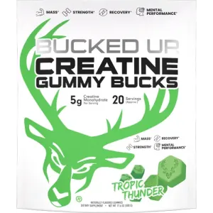 Bucked Up Creatine Gummies Tropic Thunder
