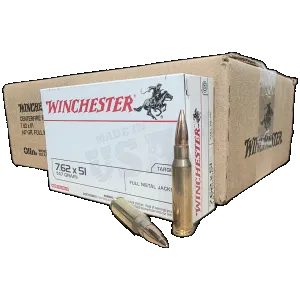 Winchester Target 7.62x51mm, 147gr FMJ, 200rd Case