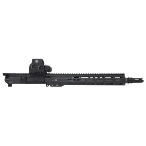 Blackout Defense 300 Blackout 13.9 Barrel Pistol Length Gas Forward Assist Blackout Black Upper Receiver w/ Eotech EXPS2-0