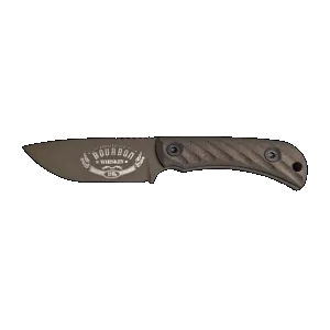 HALF FACE BLADES CAVNER JR BOURBON 3.5 BLADE, 7.5OA, S45VN MICARTA GRIP