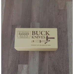 Buck Knives 112 Ranger Tribute Lockback 3.00 in Stainless Steel Folding Knife