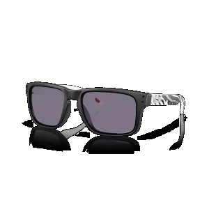 Oakley Holbrook, Prizm Grey Lenses, Black Swirl Frame, Sunglasses