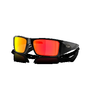Oakley Heliostat, Prizm Ruby Lenses, Polished Black Lenses, Sunglasses