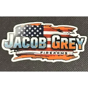 Jacob Grey American Flag sticker 4